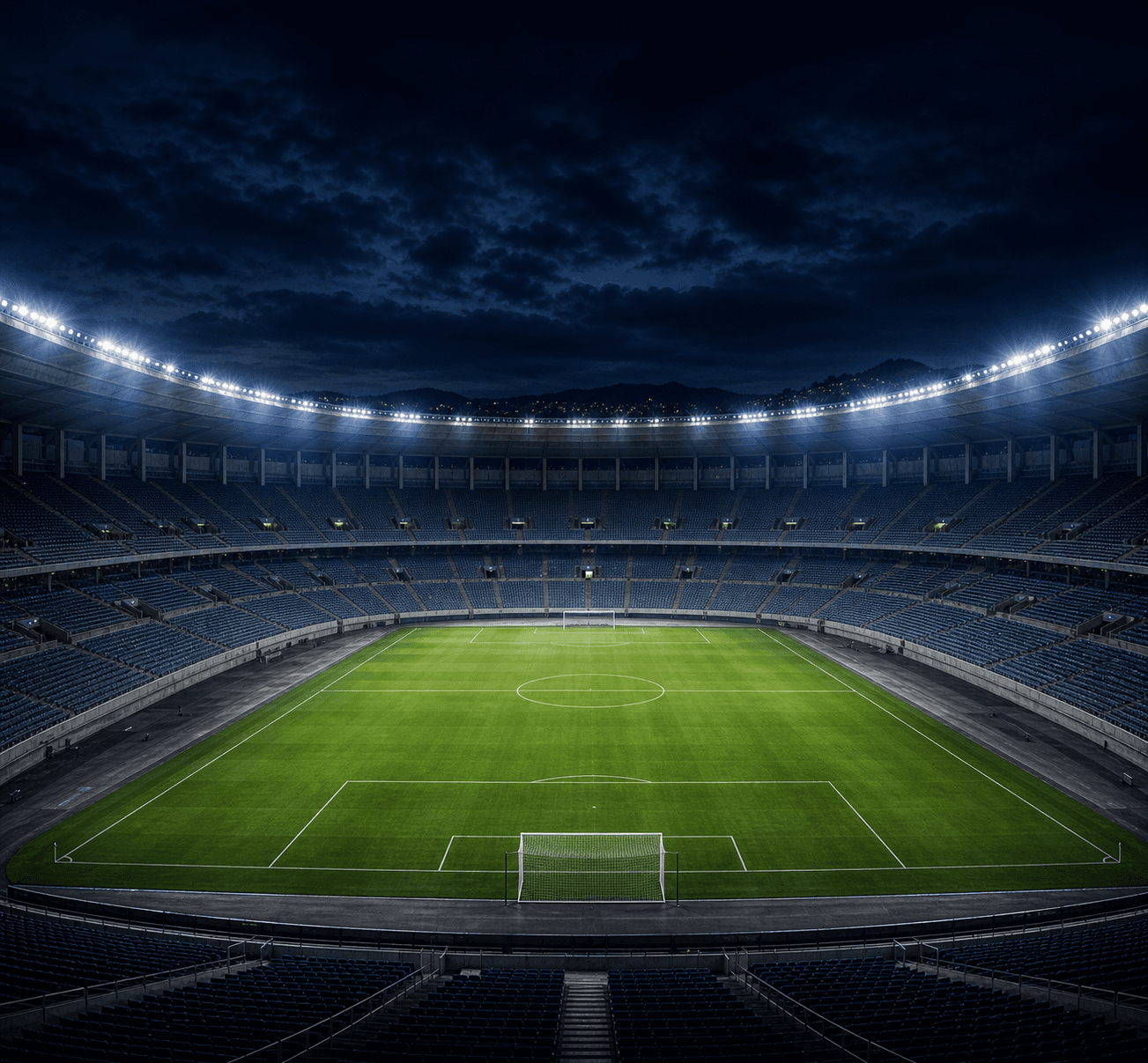 Estadio Mineirao em imagem autoral sem escudos ou marcas, para jogos do Cruzeiro