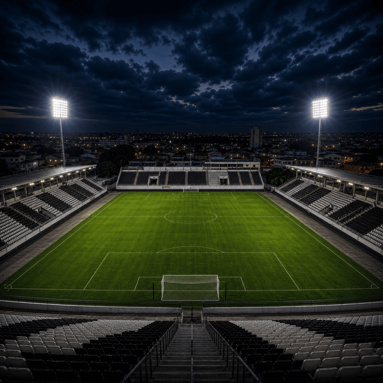 Estadio Major Levy Sobrinho em imagem autoral sem escudos ou marcas, para jogos da Inter de Limeira