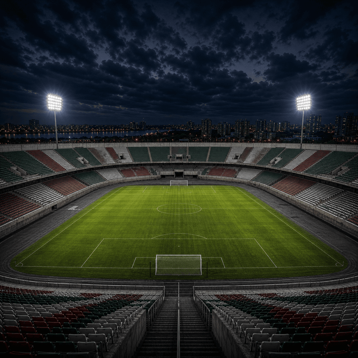 Estadio Castelao de Sao Luis em imagem autoral sem escudos ou marcas, para jogos do Maranhão