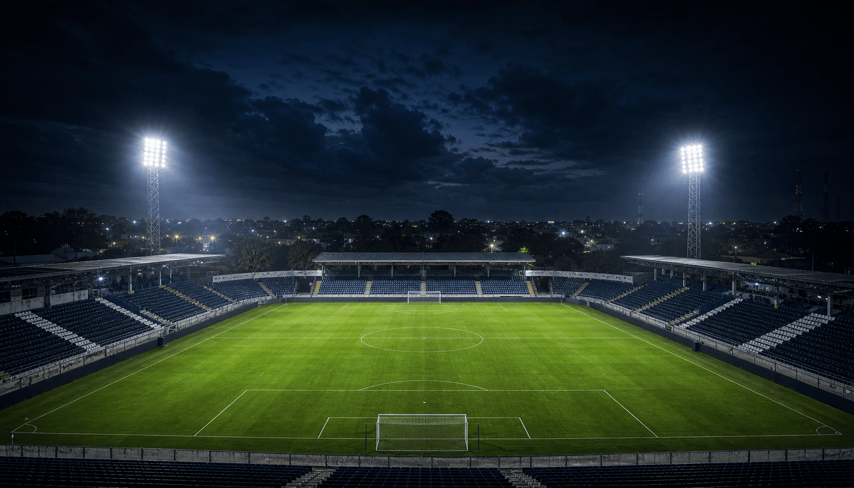 Estadio Baenao em imagem autoral sem escudos ou marcas, para jogos do Remo